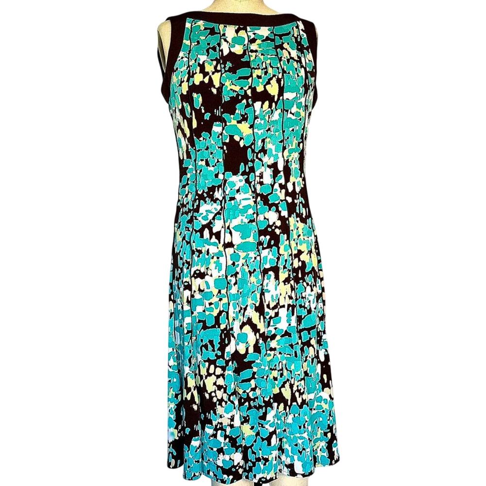 Womens Dress Size 6 Floral Abstract Colorful Indie Spring Summer Tropical Cruise
